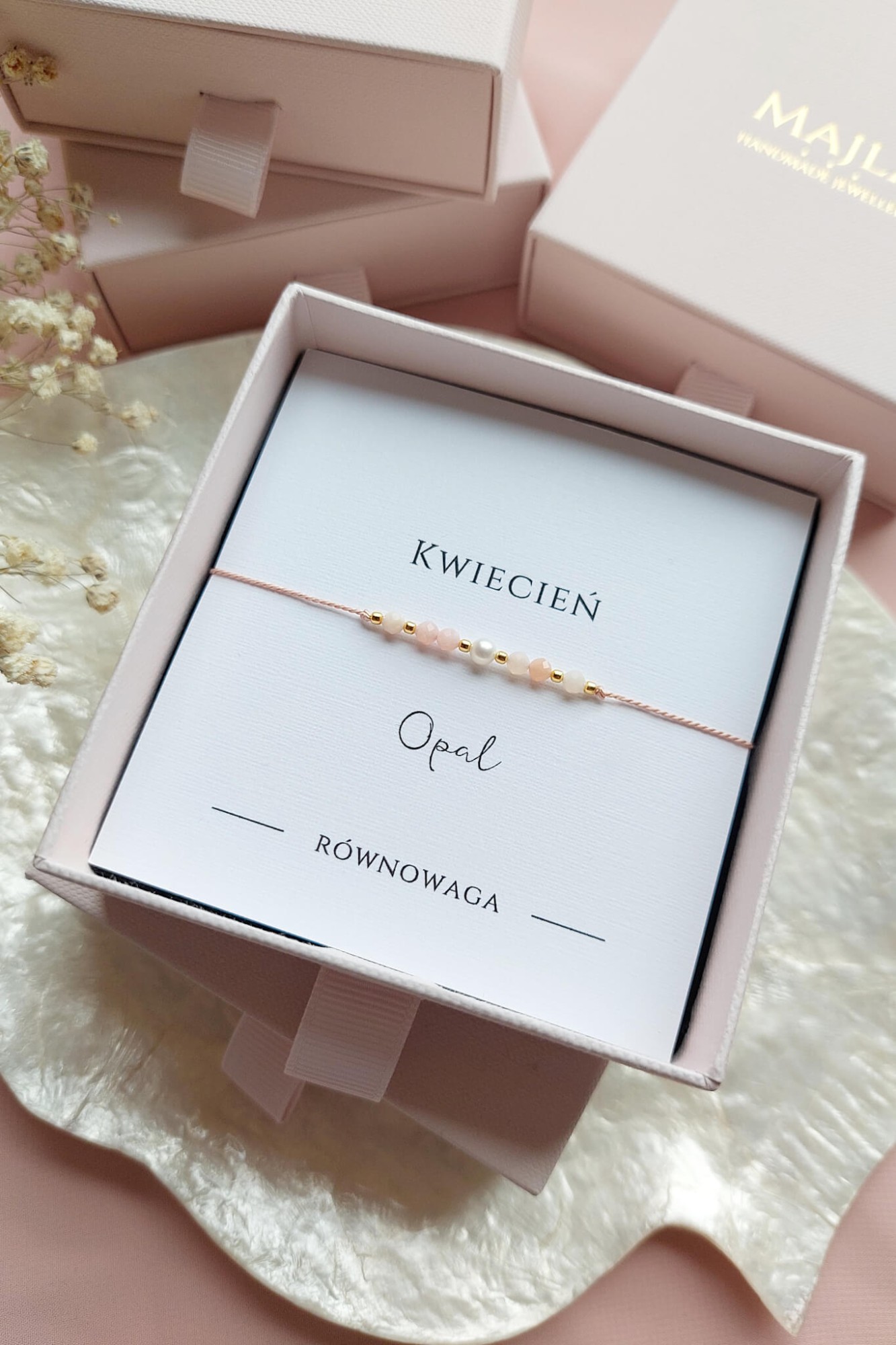Bransoletka z kamieniem urodzinowym | Kwiecień