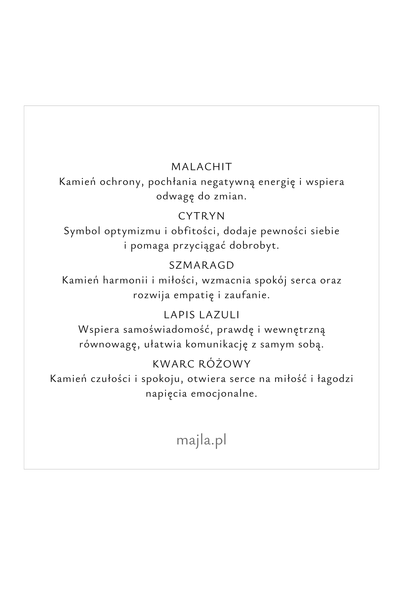 Bransoletka Byk właściwości kamieni